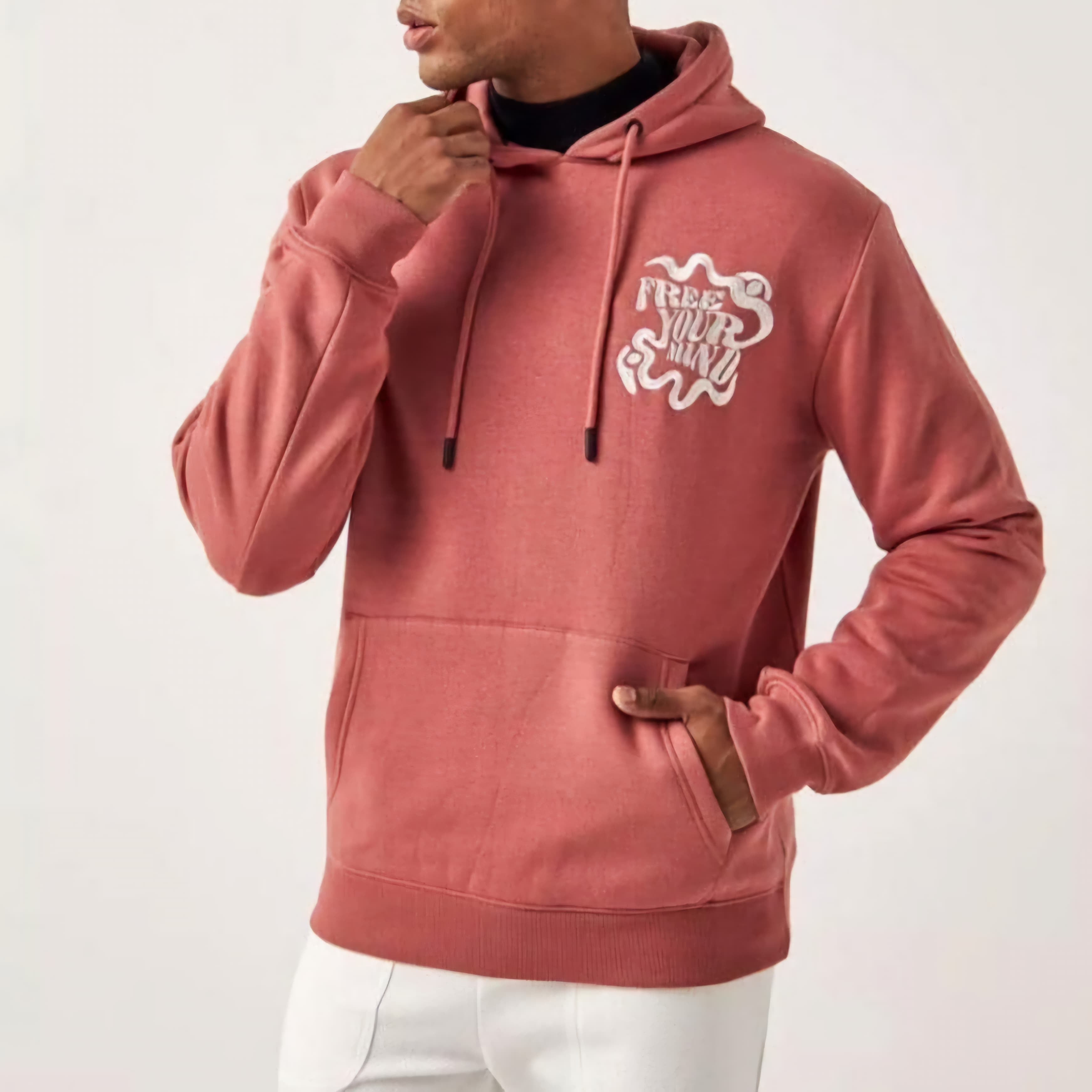 Men's Embroided Hoodie