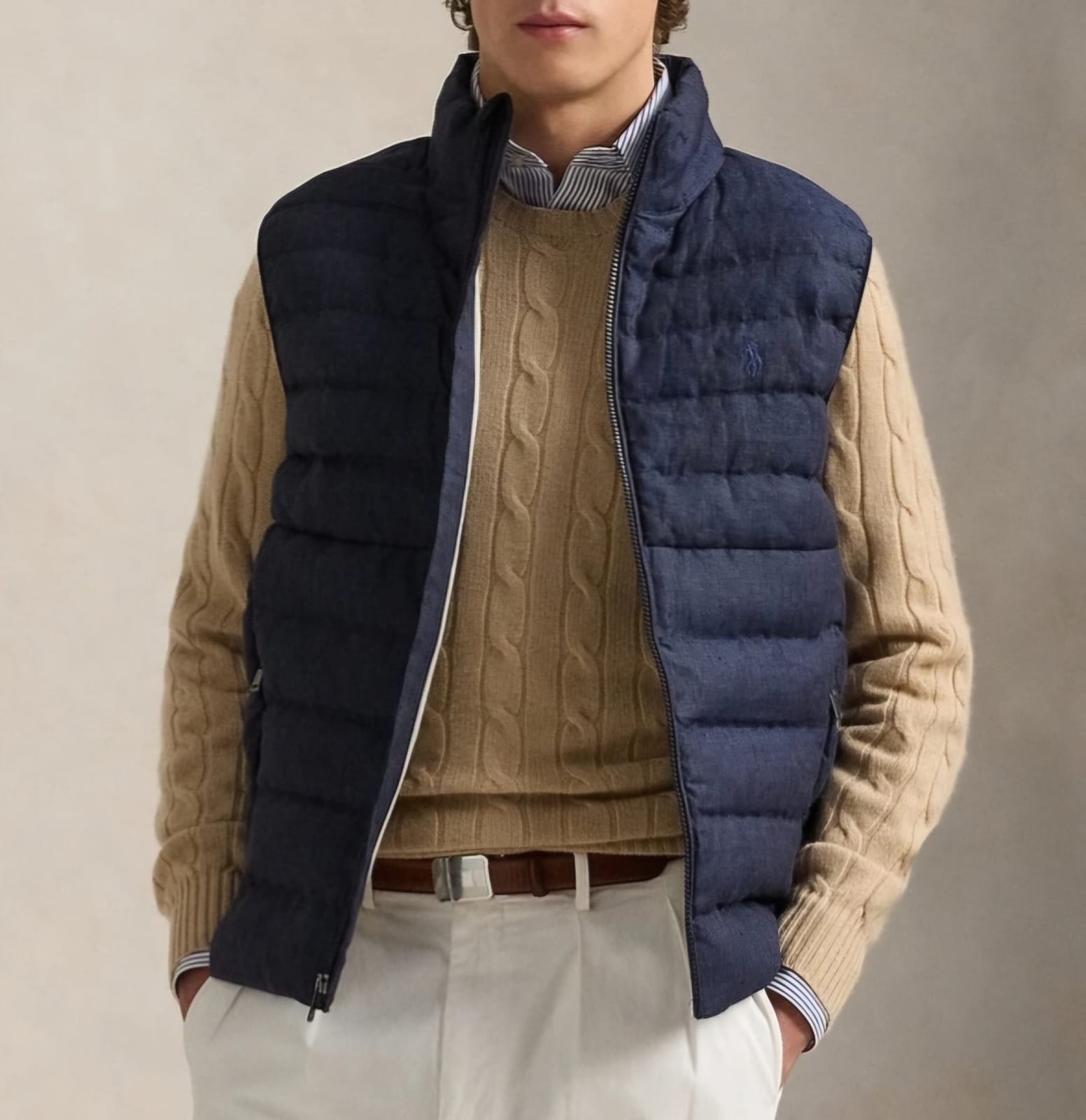 Men's Polo Puffer jacket